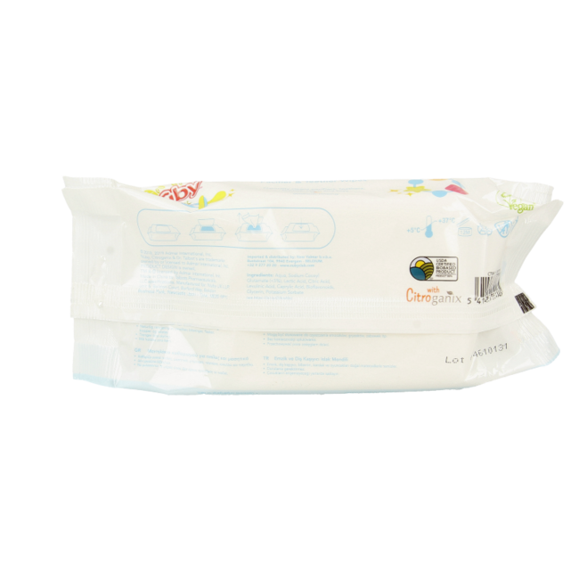 Dummy + teething ring wipes 48 pieces
