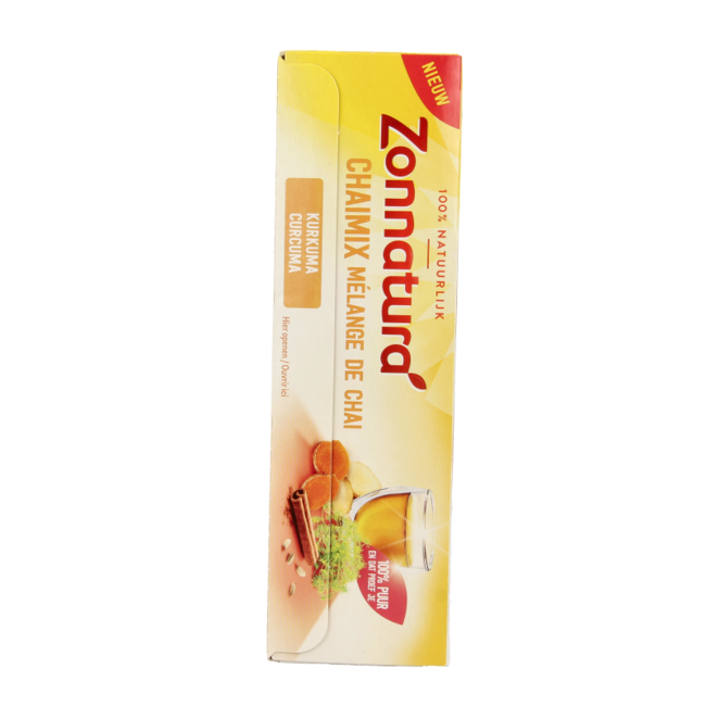 Zonnatura Chai mix turmeric organic 20 Sachets