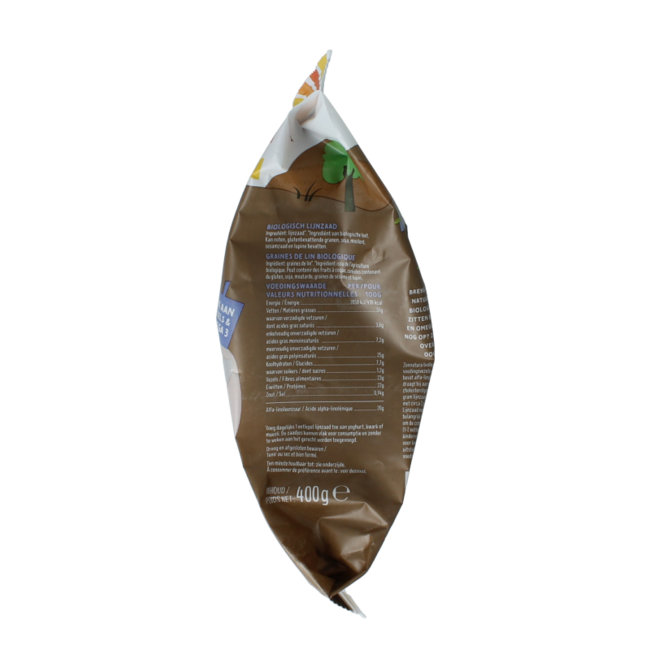 Lijnzaad heel bio 400 Gram