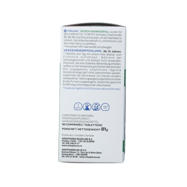 Forcapil Anticaída pack 90 comprimidos