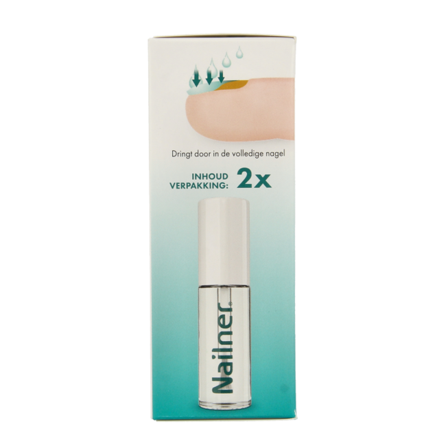 Nailner Pennellino per Onicomicosi 2-in-1 Confezione Convenienza 10 Millilitri