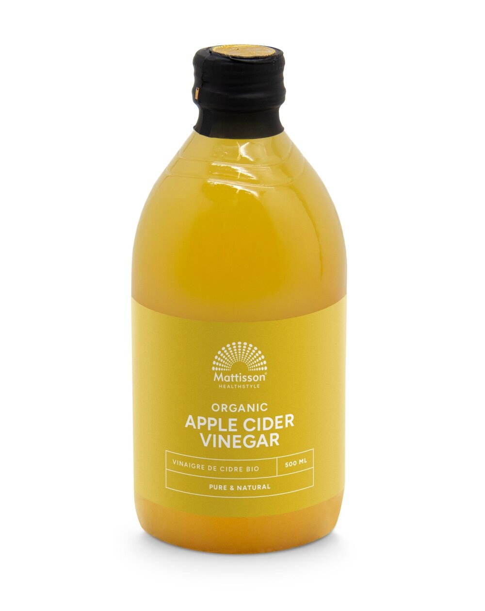 Mattisson Aceto di Sidro di Mele Biologico Puro 500ml