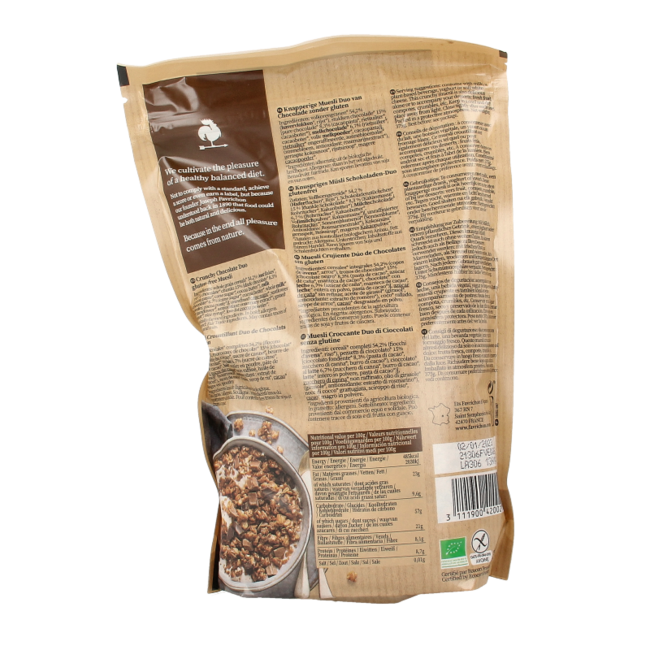 Favrichon Chocolade duo crunchy muesli 375 Gramm