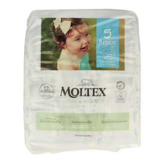 Moltex Couches pour bébés Pure & nature junior 25 pièces