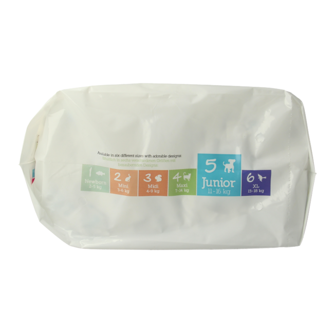 Pure & nature baby nappies junior 25 pieces