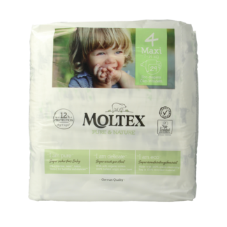 Moltex Pañales para bebé Pure & Nature Maxi - 29 unidades