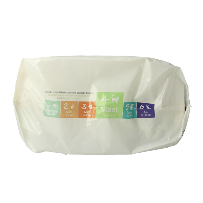 Pure & nature baby nappies maxi 29 pieces