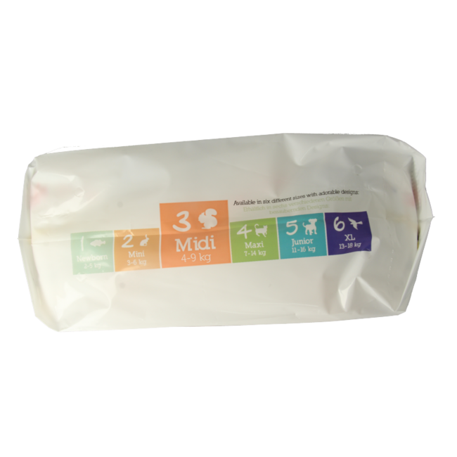 Pure & nature babyluiers midi 33 Stuks