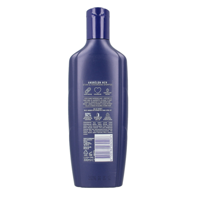 Champú Andrelon Men fuerte y cuidado 300 Mililitros