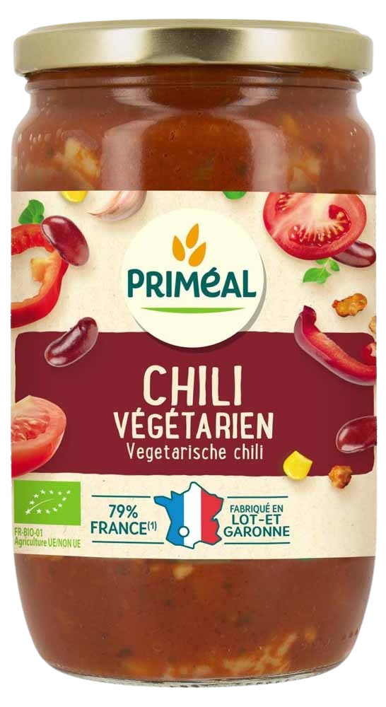 Primeal Chili Vegetariano Bio 665 Grammi