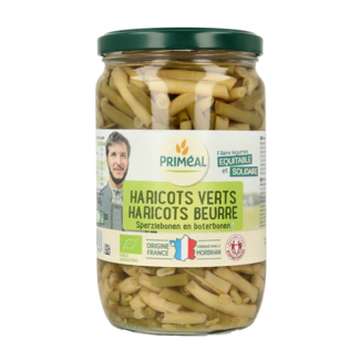 Primeal Primeal Fagiolini e Fagioli Burro Biologici dalla Francia 660 Grammi