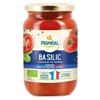 Primeal Salsa di pomodoro al basilico Primeal dalla Francia bio 350 Grammi