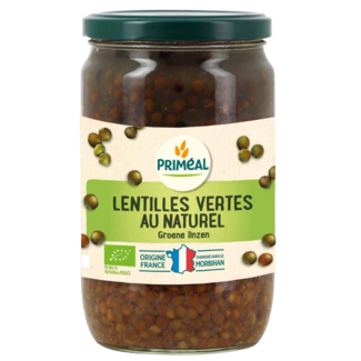 Primeal Lentilles vertes de France bio Primeal 660 g