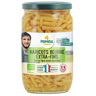Primeal Primeal Judías de mantequilla extra finas de Francia bio 660 gramos