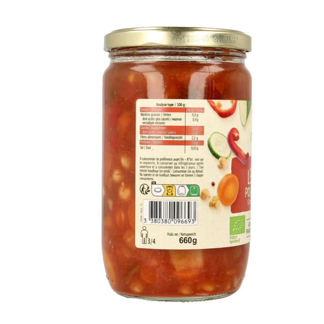Primeal Organic vegetables for couscous 660 Gram