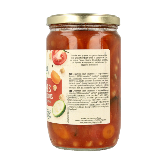Primeal Verduras para cuscús bio 660 g