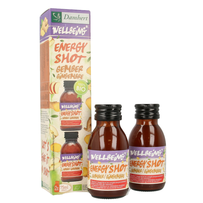 Damhert Energy shot jengibre dúo 150 Gramos