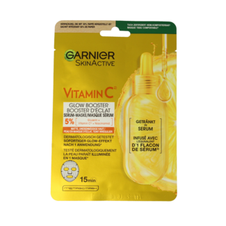 Garnier Mascarilla en tejido Garnier SkinActive vitamina C 28 gramos
