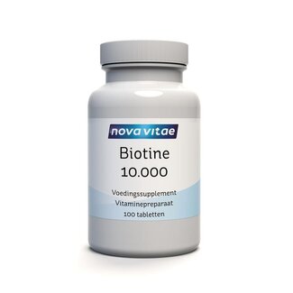Nova Vitae Nova Vitae Biotina 10.000mcg 100 Comprimidos