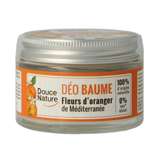 Douce Nature Douce Nature Deodorant balm orange blossom organic 50 Gram
