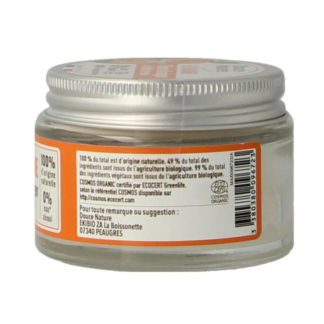 Douce Nature Deodorant balm orange blossom organic 50 Gram