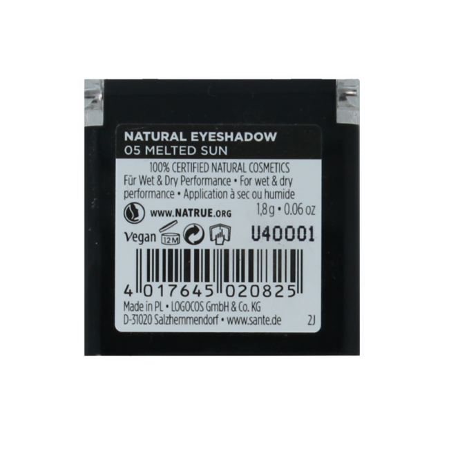 Eyeshadow naturel 05 melted sun 1,8 Gramm
