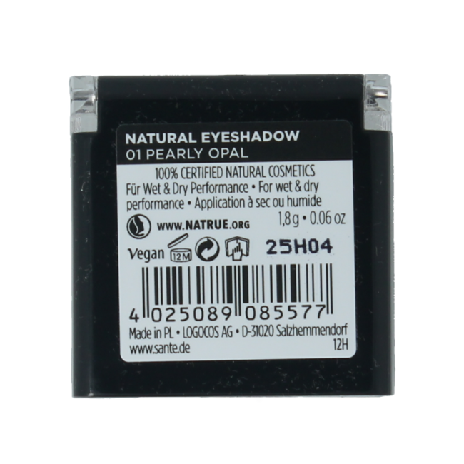 Lidschatten naturel 01 pearly opal 1.8 Gramm