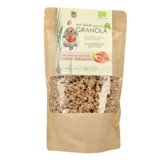 Vitiv Granola Vitiv z orzecha tygrysiego, truskawką i kokosem, bio, 230 gramów