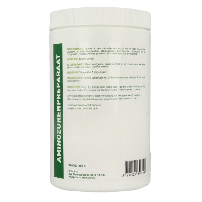 Vitiv Taurinepoeder 500 Gram