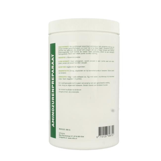 Vitiv L-Glutamina en polvo 500 g