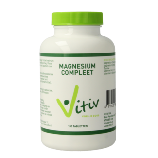 Vitiv Vitiv Magnesium compleet met taurine 100 Tabletten