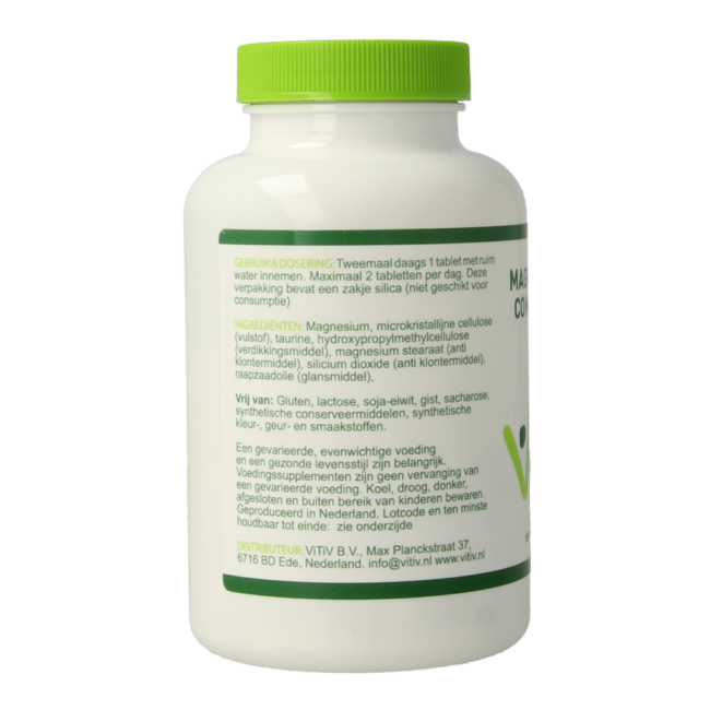 Vitiv Magnesium compleet met taurine 100 Tabletten