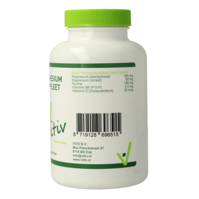 Vitiv Magnesium Complete with Taurine 100 Tablets