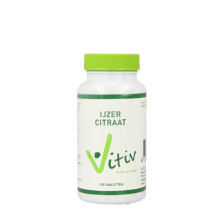 Vitiv Vitiv IJzer citraat 100 Tabletten