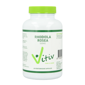 Vitiv Vitiv Rhodiola rosea 500 mg 60 cápsulas vegetales