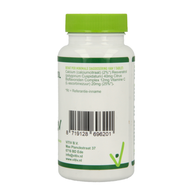 Vitiv Resveratrolo 40mg 60 Compresse