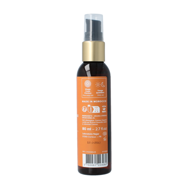 Huile d'argan Najel Alep 80 ml