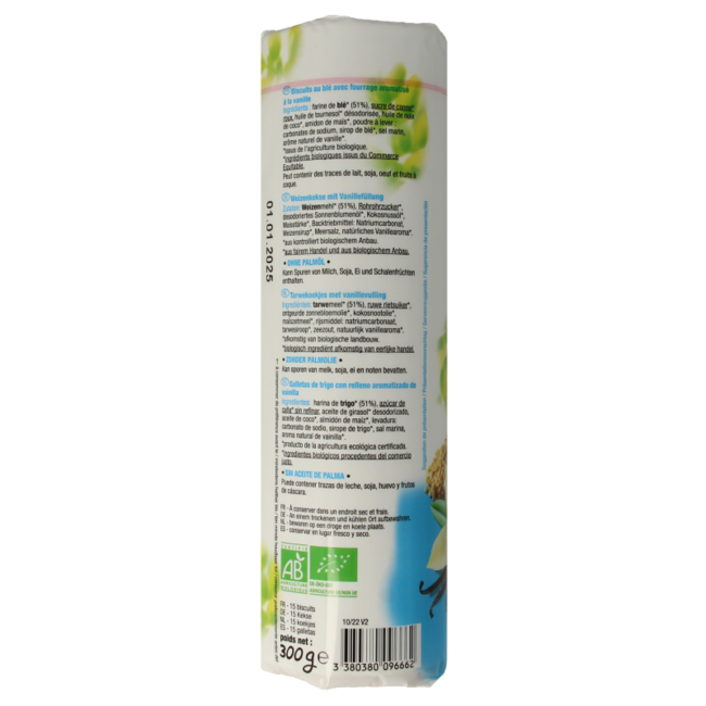 Bisson Choco Bisson organic vanilla 300 Gram
