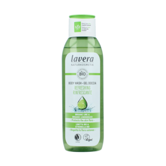 Lavera Shower gel / body wash refreshing organic 250 Millilitres