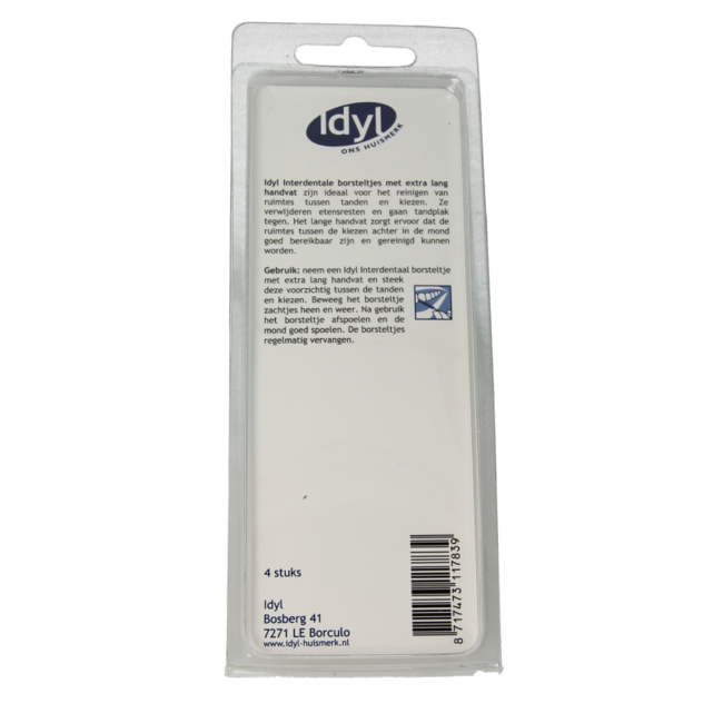 Interdentalbürste konisch extra lang XL 2.5 - 3, 4 Stück