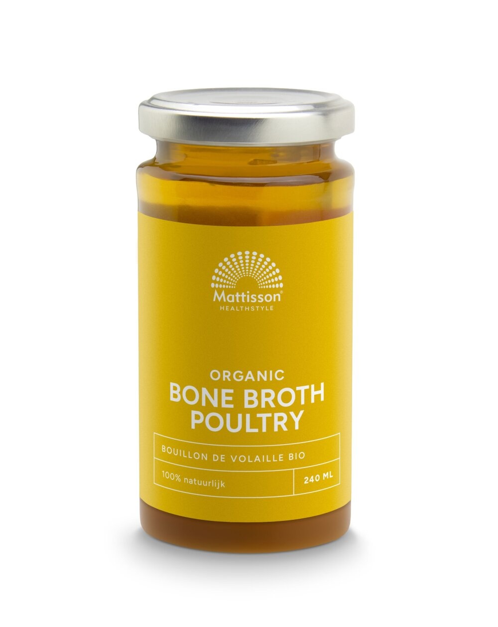 Mattisson Brodo di Ossa Biologico di Pollo - 240ml