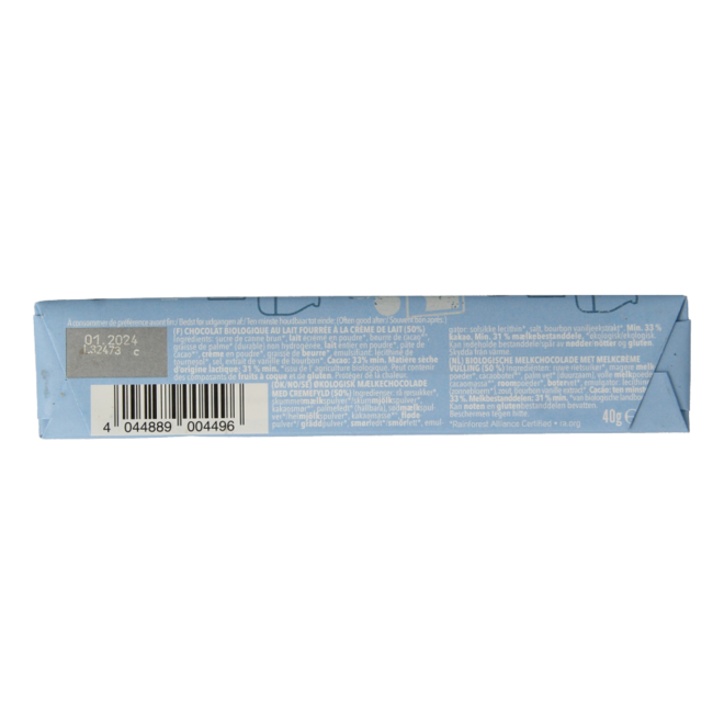 Vivani Chocolate To Go creamy milk bio 40 Gramm