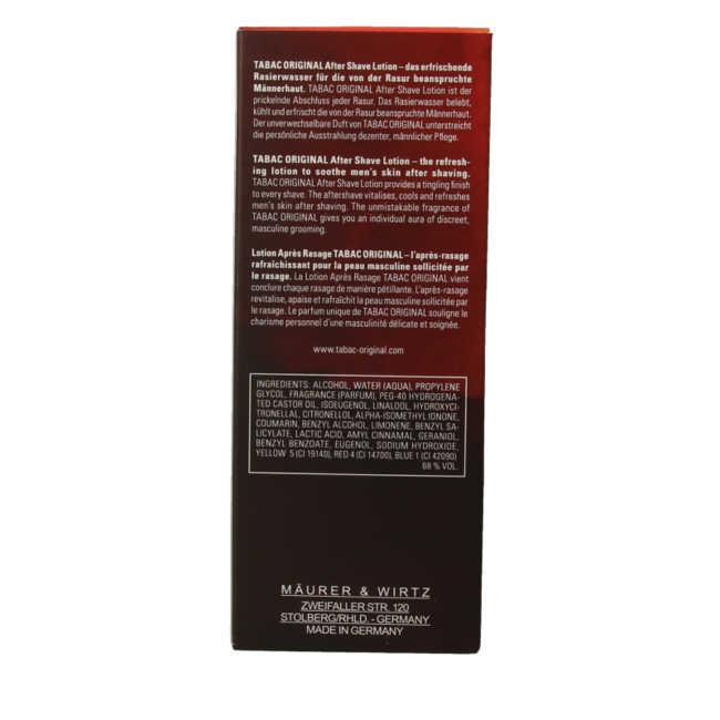 Tabac Original loción after shave vaporizador natural 100 mililitros