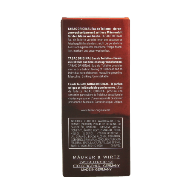 Tabac Original woda toaletowa naturalny spray 50 Mililitrów