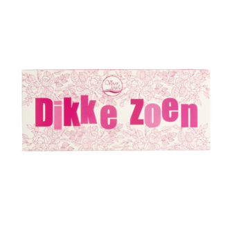 Voor Jou! Voor Jou! Tableta de chocolate con mensaje dikke zoen boeket 70 g