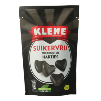 Klene Lukrecjowe serduszka bez cukru 110 Gram