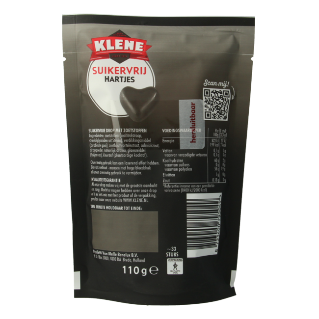 Lukrecjowe serduszka bez cukru 110 Gram