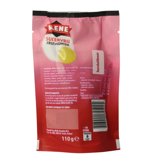 Fruitmunten sin azúcar 110 gramos