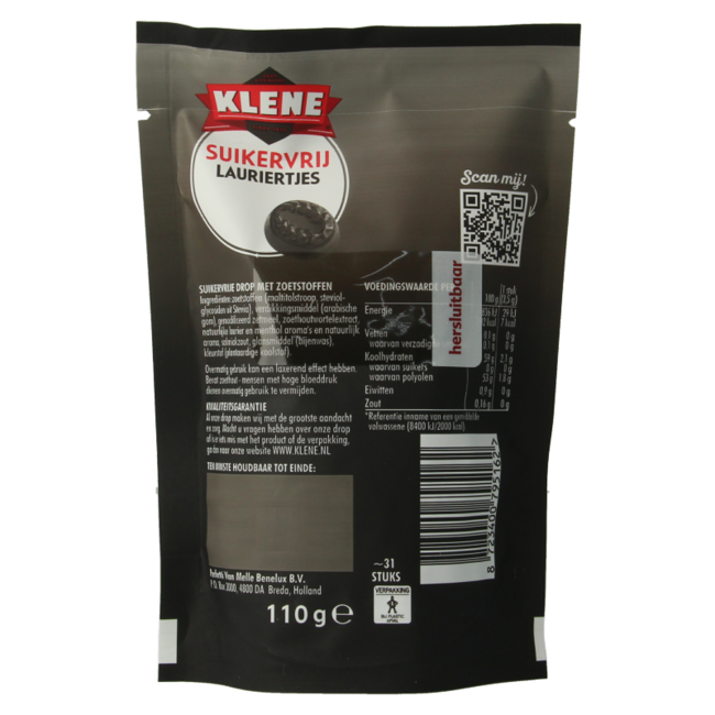 Lauriertjes suikervrij 110 Gram