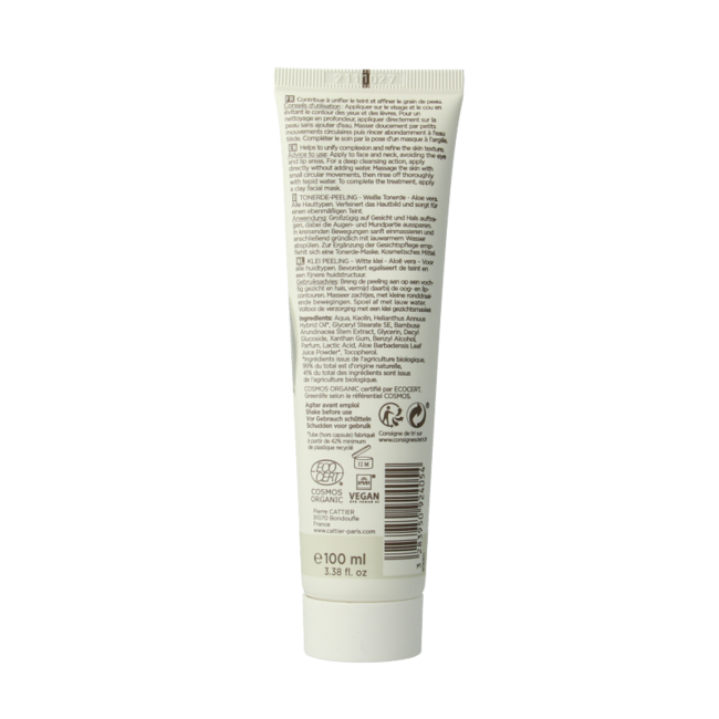 Cattier White clay scrub 100 Millilitres